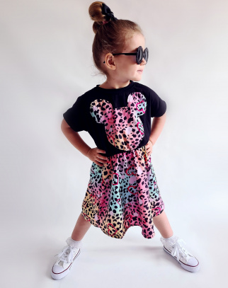 Sukienka Dla Dziewczynki Summer Minnie Black