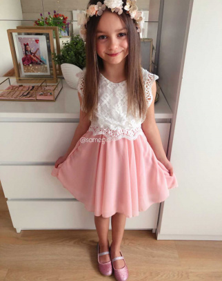 Sukienka Dla Dziewczynki Aprilla - Pink
