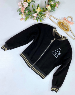 Bluza ocieplana dla dziewczynki Nela Black