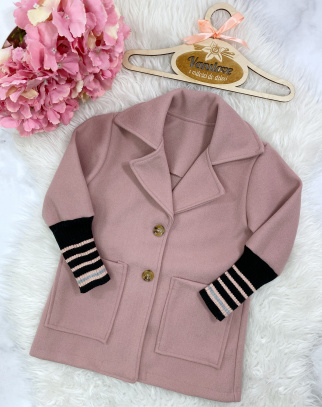 Płaszcz wiosenny dla dziewczynki Lora Pink