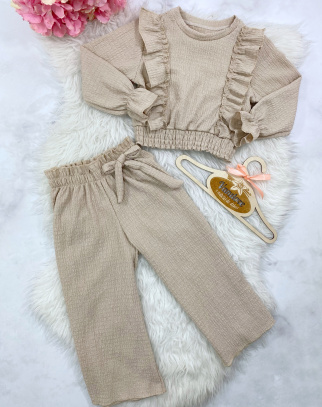 Komplet dla dziewczynki Portofino Beige