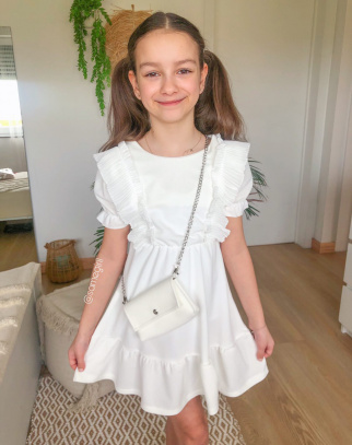 Sukienka dla dziewczyki Emma Ecru