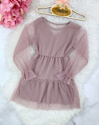 Sukienka Tiulowa dla Dziewczynki Celine Pink