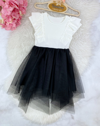 Sukienka dla dziewczynki Vivien Black&White