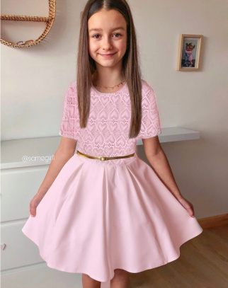 Sukienki dla dziewczynki Anatolia Elegance Pink