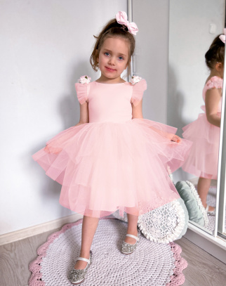 Sukienka dla Dziewczynki Emilly Pink