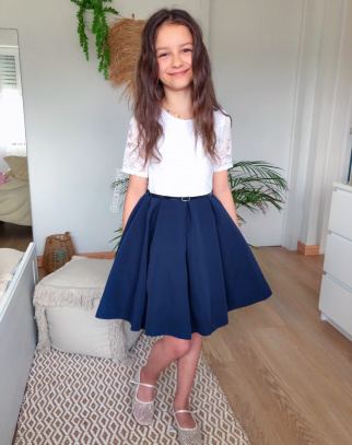 Sukienka Anatolia Elegance School BLUE&WHITE