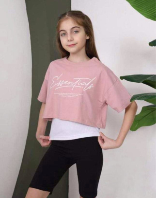 Komplet 3 częsciowy Essentials Pink