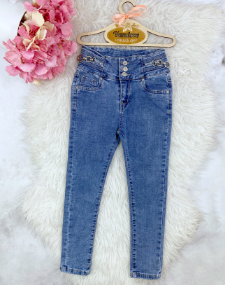 Tregginsy jeansowe Chain Blue