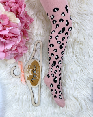 Rajstopy Dziewczęce Panther Pink
