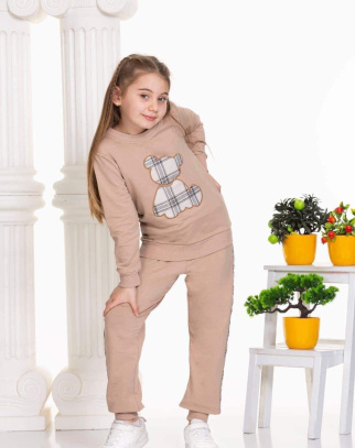  Komplet dresowy dla dziewczynki Teddy Bear Beige