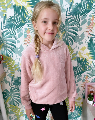 Bluza dla Dziewczynki Angel Pink