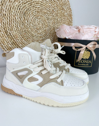 Sneakersy Lola White/Beige