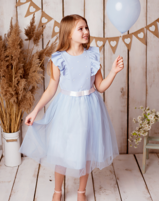 Sukienka okolicznościowa dla Dziewczynki Graciana Blue