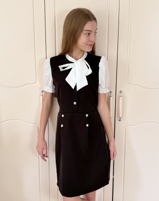 Sukienka dla Dziewczynki Lucia Black & White
