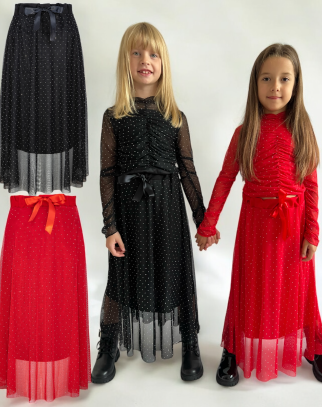 Spódniczka dla dziewczynki Kropki