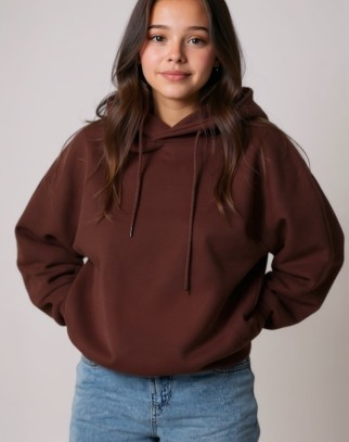Bluza dla dziewczynki Milla Brązowa 