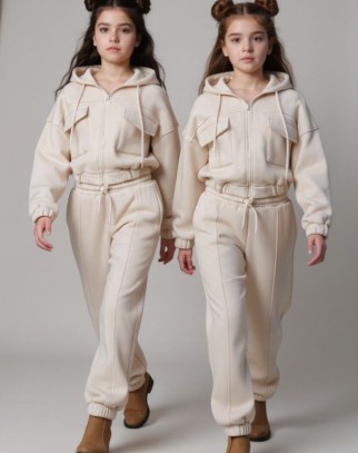 Komplet bluza i spodnie Gigi ecru