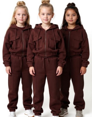 Komplet bluza i spodnie Gigi brąz