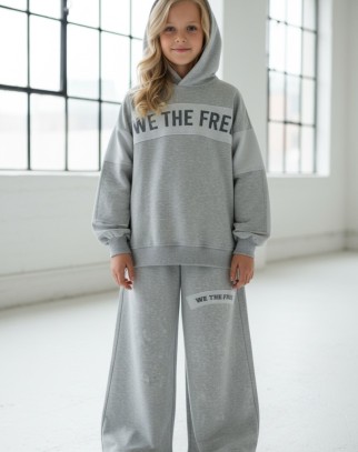 Komplet We The Free jasny szary