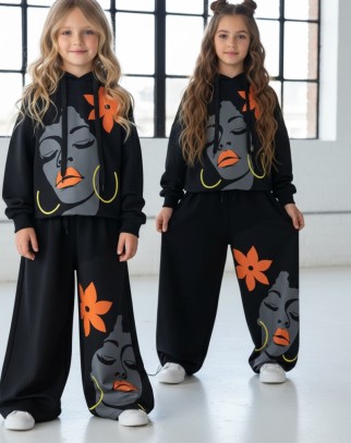 Komplet dla dziewczynki Boni czarny