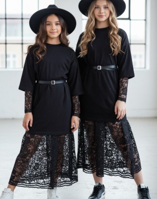 Sukienka 3w1 Sukienka+tunika+pasek