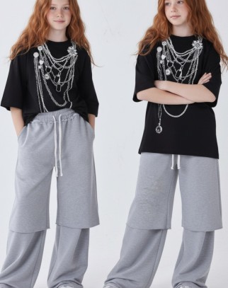 Spodnie dresowe Double szare