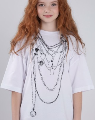 T-shirt Biżu Biały