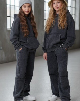 Komplet bluza i spodnie Energy Flow jciemny grafit 