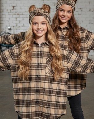 Koszula Tola Brązowa