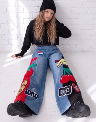 Spodnie jeansowe Red and Black
